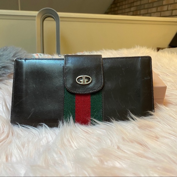 Vintage 70s Gucci Sherry Line Bifold Wallet - Picture 10 of 13
